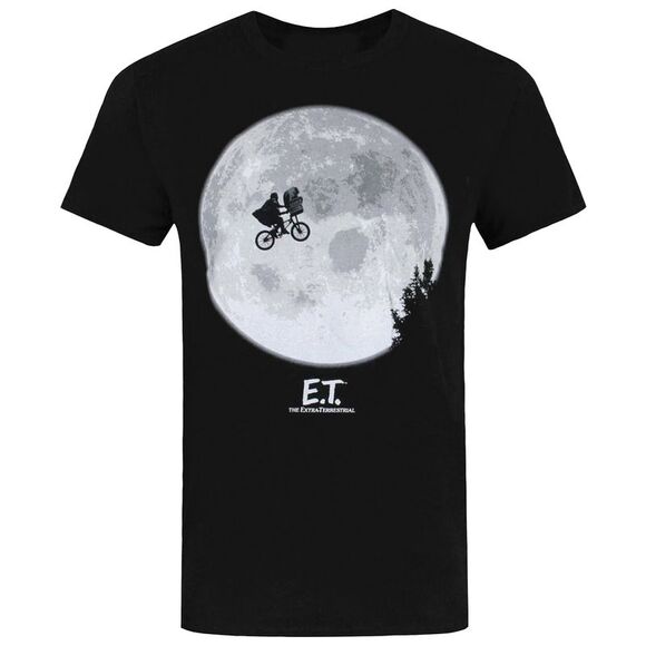 E.T. The Extra-Terrestrial Mens Bike T-Shirt / Black - Picture 1 of 3
